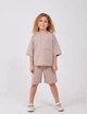 Костюм (футболка+шорты) для девочки SMIL 117514-1 Капучино р.164 - изображение 1