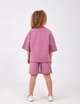 Костюм (футболка+шорты) для девочки SMIL 117514-1 Пыльная роза р.134 - изображение 2