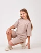 Костюм (футболка+шорты) для девочки SMIL 117514-1 Капучино р.164 - изображение 4