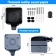 Розетка одинарна IP66 водонепроникна сіра Premium - зображення 7
