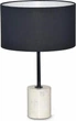 Лампа настільна, Lucid Black finish white marble - зображення 2