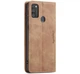 Чехол-книжка CaseMe из нубука для Samsung Galaxy M30s/M21 Светло-коричневый - изображение 5