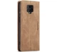 Чохол-книжка CaseMe із нубуку для Xiaomi Redmi Note 9s/Pro Світло-коричневий - зображення 7