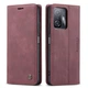 Чохол-книжка CaseMe із нубуку для Xiaomi 11T/Pro Бордовий - зображення 11
