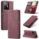 Чохол-книжка CaseMe із нубуку для Xiaomi 11T/Pro Бордовий - зображення 12