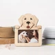 Фоторамка The Frame Depot с золотистым ретривером персонализирована на 1 фото Бежевый (dog_golden_retreiver) - изображение 2