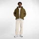 Чоловіча зелена куртка New Balance Hooded Puffer 54 (XXL) (MO53500WDL) - зображення 2