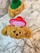 Чохол для Apple AirPods 4, чохол для еїрподс 4 Teddy Puppy — плюшевий 3D чохол-іграшка з милим цуценям, м'який захисний кейс - зображення 4