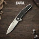 Ніж складний Karda J198 Shark black - изображение 1