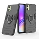 Захисний бампер IronMan для Samsung Galaxy A05 з кільцем-тримачем Чорний - зображення 1