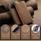 Чохол-книжка CaseMe із нубуку для Xiaomi 13T/Pro Світло-коричневий - зображення 6