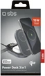 Ładowarka bezprzewodowa SBS 3-w-1 15 W (8018417499111) - obraz 3