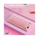 Клавіатура бездротова AULA S75 Pro Gradient Pink Side-printed - изображение 6