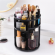 Підставка-органайзер для косметики поворотна 360° ROTATION COSMETIC ORGANIZER Чорний - зображення 2