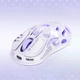 Геймерська акумуляторна, бездротова (Bluetooth + 2,4G), миша GravaStar M1 Pro, magnesium alloy body, PAW3395 ,RGB, Lavender Purple (GRAVASTARM1PRO_PL) - изображение 1