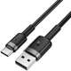 Кабель Acefast C22-04 USB 2.0 USB to Type-C M 1.2м 60W aluminum alloy Black (6974316285144) - изображение 1