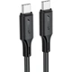 Кабель Acefast C17-03 USB 2.0 Type-C M-M 1.2м 3A 60W silicone Black (6974316284161) - изображение 1