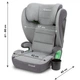 Детское автокресло Kidwell WestonS I-Size ISOFIX Light grey бустер для детей ростом 100-150 см, широкое автокресло с изоффиксом автокресло бустер детское Isofix для авто от 15 до 36 кг - изображение 9