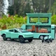 Металева модель Tesla Cybertruck з трейлером і квадроциклом 1:32 Автопром - зображення 1