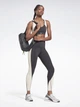 Спортивный топ для йоги женский Reebok Reebok Lux Racer Padded Colorblock GS8925 XS Black/Stucco (4064057691808) - изображение 7