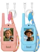 Комплект детских раций Walkie Talkies с видеозвонком wi fi цветным экраном до 300 м на аккумуляторе голубая и розовая 2 шт (1065-15) - изображение 1