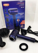 Фен Magio MG-162 Premium Line с 5 насадками, 3 скорости и 4 температурных режима 1500 Вт Синый - изображение 4