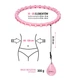 Хула-хуп з тягарцем PlusSize HMS HHW11 60-126 см, рожевий - изображение 11