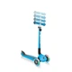 Дитячий самокат з сидінням та ручкою Globber GO UP Deluxe Lights бірюзовий (646-105) - изображение 6