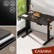Стіл для комп'ютера з електрорегулюванням висоти Casaria 73x110x60см, чорний - зображення 10