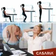 Стіл для комп'ютера з електрорегулюванням висоти Casaria 73x110x60см, чорний - зображення 12