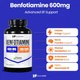 Добавка премиум-класса бенфотиамин поддержка общего здоровья Healthfare Benfotiamine 600mg 200 капсул - изображение 2
