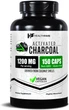 Добавка преміум-класу детокс та травний баланс Healthfare Activated Charcoal 1200mg 150 капсул - зображення 1