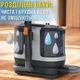 Пылесос пятновыводитель Germatic JSC-501 1000W моющий экстрактор влажная уборка текстиля ковров мебели диванов салона авто бак для воды насадка щетка шланг компактный - изображение 2