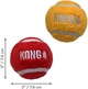 Zestaw piłek dla psów Kong Sport Softies 7.6 cm 2 szt (35585529110) - obraz 3