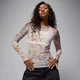 Лонгслив Air Jordan Mesh Long-Sleeve Top Sail White HQ9174-133 XS - изображение 2