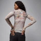 Лонгслив Air Jordan Mesh Long-Sleeve Top Sail White HQ9174-133 XS - изображение 3