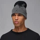 Шапка Air Jordan Peak Beanie Grey/Black HV1077-068 MISC - изображение 2