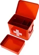 Аптечка Present Time металева з перегородками червона 21.5 x 15.5 x 16 см (8714302274596) - зображення 2