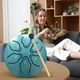 Глюкофон Miwayer 3" 8см 6 нот Ocean Green Язычковый барабан с палочкой для релаксации медитации и йоги - изображение 3