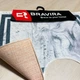 Килимок під унітаз Bravira серія Digital Velvet 50х60см E138 BR-E138_50x60_U - зображення 3