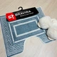 Килимок під унітаз Bravira серія Digital Velvet 50х60см D145 BR-D145_50x60_U - зображення 1