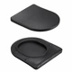 Унитаз подвесной Qtap Jay Ultra Quiet 485х360х320 мм, Matt Black, сиденьем Slim Duroplast/ Soft-close/ Quick Relase QT07335177MB - изображение 8
