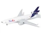 Модель літака 1:300 McDonnell Douglas MD-11 FedEx Express, лита, металева модель вантажного авіалайнеру 20 см - зображення 4