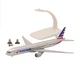 Модель літака Boeing 777 American Airlines 1:300 металева лита колекційна модель пасажирського авіалайнера 20 см - зображення 8
