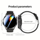 Смарт годинник ERUN P15 PRO Black, нова версія, розумний годинник, з тим самим циферблатом, що й GT6 PRO, - Уценка - изображение 8