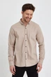 Джинсова сорочка Trend Collection 18306 бежевий (VIZON) M - зображення 6