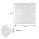 3D панель самоклеюча Sticker Wall SW-00000167 770х700х5 мм цегла біла - изображение 3