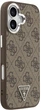 Панель Guess 4G Triangle Logo MagSafe для Apple iPhone 17 Brown (3666339517595) - зображення 4