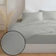 Комплект постельного белья Zastelli Двуспальный 175х210 см 14-4203 Light Grey/Light Grey хлопковая жатка Серый (2555000013706) - изображение 2