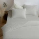 Комплект постельного белья Zastelli Двуспальный 175х210 см 14-4203 Light Grey/Light Grey хлопковая жатка Серый (2555000013706) - изображение 3